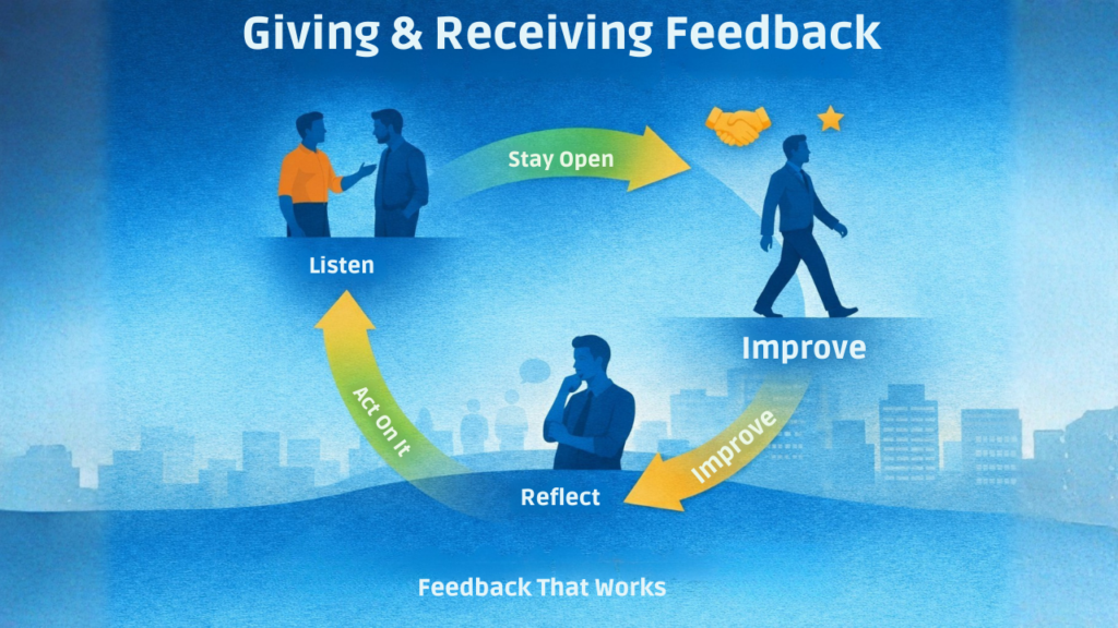Giving and receiving feedback